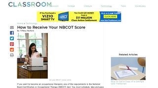 How to Receive Your NBCOT Score | Synonym