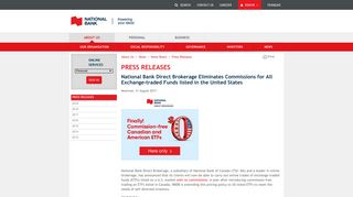NBDB Eliminates Commissions All ETFs listed United States | National ...