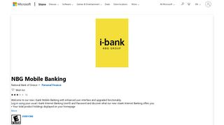 Get NBG Mobile Banking - Microsoft Store