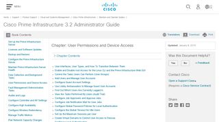 Cisco Prime Infrastructure 3.2 Administrator Guide - User Permissions ...