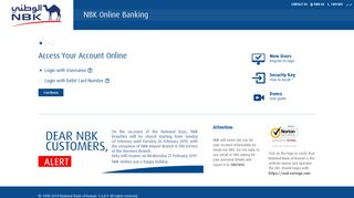 NBK Online Banking - National Bank of Kuwait, S.A.K.P