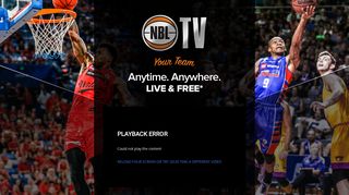 NBL TV - NBL Pages - 404