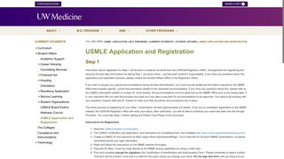 USMLE Application and Registration | UW Medicine