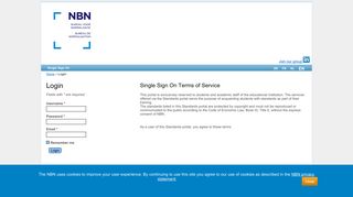 Login - the EDU portal of NBN - MyNBN
