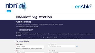 Register - enAble | nbn