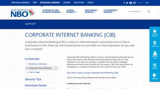 Corporate Internet Banking- National Bank of Oman
