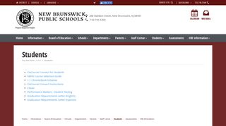 Students - New Brunswick Public Schools