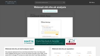 Webmail.nbt.nhs.uk - Popular Website Reviews - FreeTemplateSpot