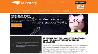 Home - NC 529 - North Carolina College Savings Plan
