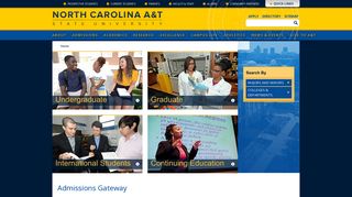 Admissions Gateway - North Carolina A&T State University