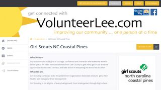 Girl Scouts NC Coastal Pines | Volunteer Lee