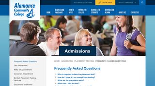 Frequently Asked Questions - Admissions Admissions