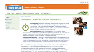 Truenorthlogic - NC Educator Evaluation System (NCEES) | Home Base