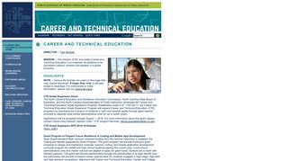 Career and Technical Education - NC Public Schools
