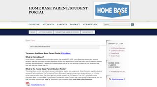 Home Base Parent/Student Portal