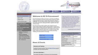 North Carolina E-Procurement Home Page