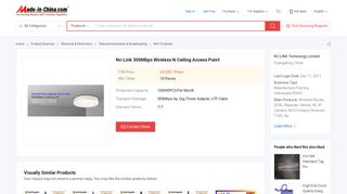 Nc-Link 300Mbps Wireless N Ceiling Access Point - Made-in-China.com