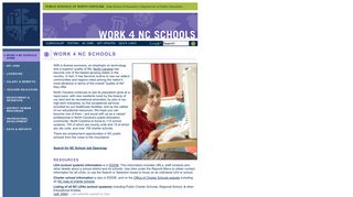 Work 4 NC Schools - NC Public Schools
