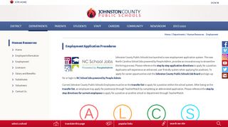 Human Resources / Employment - Johnston County Schools