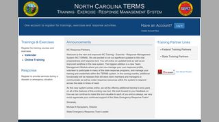 NC Terms - Emergency Management