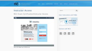 Instructor Access « NC3 – National Coalition of Certification Centers