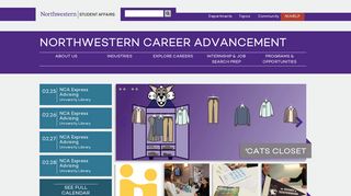 Northwestern Career Advancement : | Northwestern Student Affairs