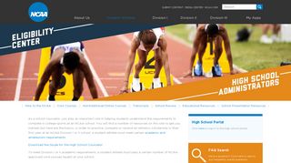 High School Administrators | NCAA.org - The Official Site of the NCAA