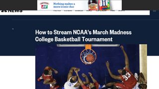 How to Stream NCAA's March Madness College Basketball Tournament