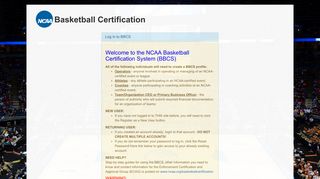 Basketball Certification - NCAA.org