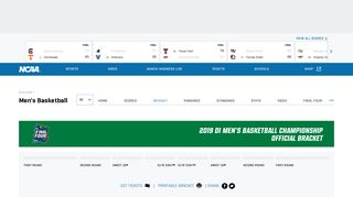 2019 DI men's basketball championship Official Bracket - NCAA.com