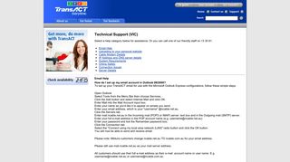 Technical support (VIC) - TransACT