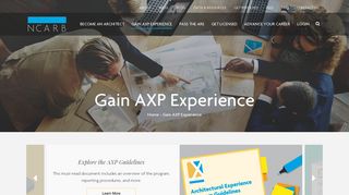 Gain AXP Experience | NCARB - National Council of Architectural ...