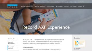 Record AXP Experience | NCARB - National Council of Architectural ...
