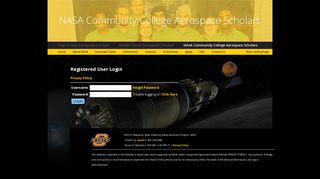 Login - NASA Aerospace Scholars - Oklahoma State University