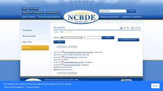 Documents | NCBDE