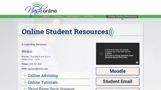 Online Student Resources | Nash Online