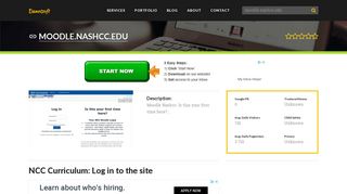 Welcome to Moodle.nashcc.edu - NCC Curriculum: Log in to the site
