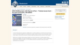 NCCER Bookstore: NEW NCCERconnect with Pearson eText ...