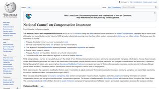 National Council on Compensation Insurance - Wikipedia