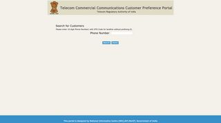 Customer Registration Status - Telecom Commercial Communications ...