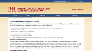 North Coastal Consortium for Special Education (NCCSE) > Educators ...