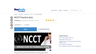 NCCT Practice Quiz - ProProfs Quiz