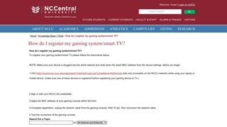 How do I register my gaming system/smart TV?