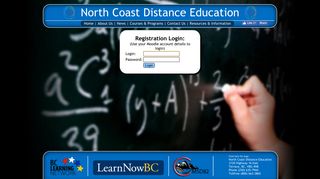 North Coast Distance Education - Registration Login