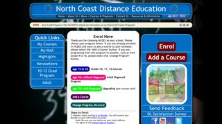 North Coast Distance Education - Enroll