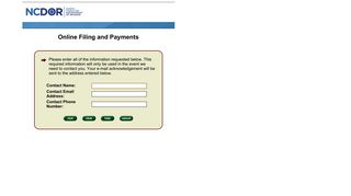 Online Filing and Payments