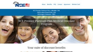 NCE Premier Platinum Plus Medical Discount Program