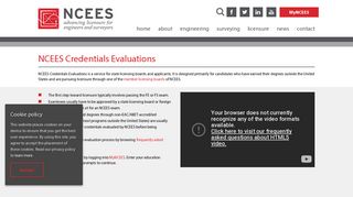 NCEES Credentials Evaluations