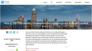 How to File Your Weekly Certification for Unemployment in North ...