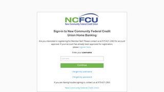 Sign-in to New Community Federal Credit Union ... - AMI Membernet